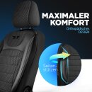 Sitzbez&uuml;ge passend f&uuml;r f&uuml;r Peugeot Bipper (Schwarz)