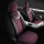 Sitzbezüge passend für für Peugeot 208 (Burgunder-Schwarz)