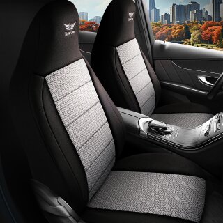 Sitzbezüge passend für für Hyundai i30 (Grau-Schwarz Pilot 15.4)