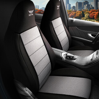 Sitzbezüge passend für für Lexus IS (Grau-Schwarz Pilot 15.4)