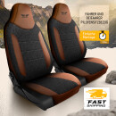Sitzbez&uuml;ge passend f&uuml;r VW Beetle (Braun-Schwarz Pilot 14.2)
