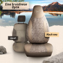 Sitzbez&uuml;ge passend f&uuml;r Nissan X-Taril Beige-Grau Pilot 14.3