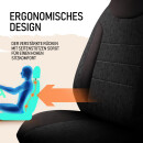 Sitzbez&uuml;ge passend f&uuml;r Kia Stinger (Schwarz Pilot 14.1) Pilot 14.1