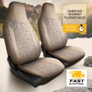 Sitzbez&uuml;ge passend f&uuml;r Subaru Forester Beige-Grau Pilot 14.3