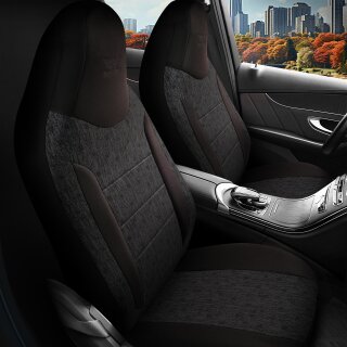 Sitzbezüge passend für für Renault Modus (Schwarz Pilot 14.1) Pilot 14.1