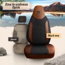 Sitzbez&uuml;ge passend f&uuml;r Ford Focus (Braun-Schwarz Pilot 14.2)