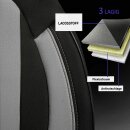 Sitzbez&uuml;ge (Pilot) passend f&uuml;r VW UP (Schwarz-Grau) 10.2