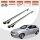 Grundträger Dachträger für CHEVROLET LACETTI Kombi ab Baujahr 2005-2011 V1 Silber