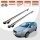 Grundträger Dachträger für FORD C-MAX ab Baujahr 2003-2010 V1 Silber