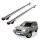 Grundträger Dachträger für NISSAN X-TRAIL ab Baujahr 2001-2007 V1 Silber