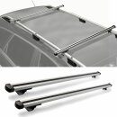 Grundtr&auml;ger Dachtr&auml;ger f&uuml;r TOYOTA LC PRADO 120 ab Baujahr 2004-2009 V1 Silber