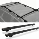 Grundtr&auml;ger Dachtr&auml;ger f&uuml;r AUDI A4 ALLROAD ab Baujahr 2008-2015 V1 Schwarz