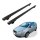 Grundträger Dachträger für FORD C-MAX ab Baujahr 2003-2010 V1 Schwarz