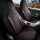 Sitzbezüge (Pilot) passend für Peugeot 3008 in Schwarz Rot 1053P002