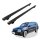 Grundträger Dachträger für SUZUKI GRAND VITARA ab Baujahr 2000-2006 V1 Schwarz