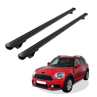 Grundträger Dachträger für MINI COOPER COUNTRYMAN ab Baujahr 2017 V1 Schwarz