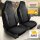 Sitzbezüge (Pilot) passend für Toyota Urban Cruiser in Schwarz 1053P003