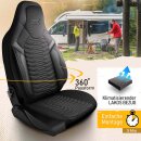 Sitzbez&uuml;ge (Pilot) passend f&uuml;r Volvo S40 in Schwarz 1053P003