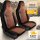 Sitzbezüge (Pilot) passend für Fiat Qubo in Braun Schwarz 1053P033