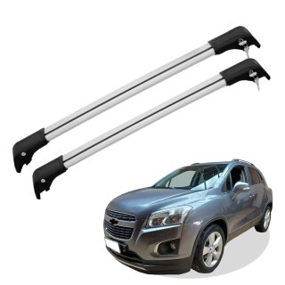 Grundträger Dachträger für CHEVROLET TRAX ab Baujahr 2013 V2 Silber