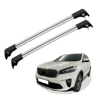 Grundträger Dachträger für KIA SORENTO ab Baujahr 2015 V2 Silber