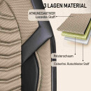 Sitzbez&uuml;ge (Pilot) passend f&uuml;r Opel Ampera in Beige Schwarz 1053P040