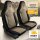 Sitzbezüge (Pilot) passend für Toyota Urban Cruiser in Beige Schwarz 1053P040