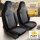 Sitzbezüge (Pilot) passend für Seat Ateca in Grau Schwarz 1053P050