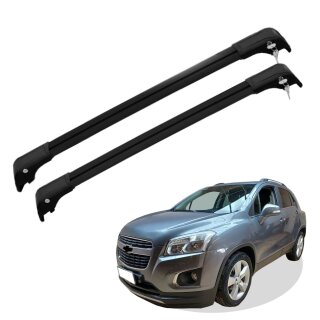 Grundträger Dachträger für CHEVROLET TRAX ab Baujahr 2013 V2 Schwarz