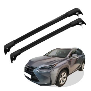 Grundträger Dachträger für LEXUS NX ab Baujahr 2015 V2 Schwarz