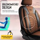 Sitzbez&uuml;ge passend f&uuml;r f&uuml;r Toyota Proace (Schwarz Braun)