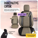 Sitzbez&uuml;ge passend f&uuml;r f&uuml;r Renault Modus (Schwarz Beige)