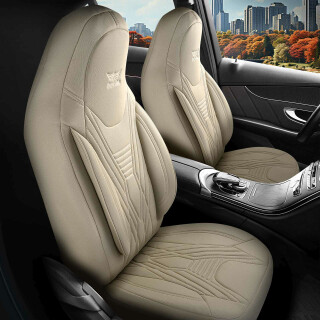 Sitzbezüge (Pilot) passend für Renault Modus in Beige 850P040