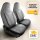 Sitzbezüge (Pilot) passend für Renault Modus in Grau 850P050