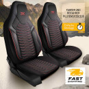 Sitzbez&uuml;ge passend f&uuml;r Benimar Wohnmobil (Schwarz-Rot) 1053P002