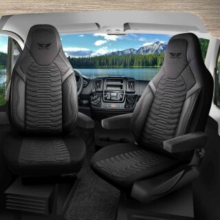 Sitzbezüge passend für Joko Wohnmobil (Schwarz) 1053P003