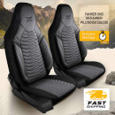 Sitzbez&uuml;ge passend f&uuml;r Miller Wohnmobil (Grau-Schwarz) 1053P050