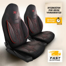 Sitzbez&uuml;ge passend f&uuml;r Benimar Wohnmobil (Schwarz-Rot) 850P002
