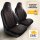 Sitzbezüge passend für Auto Sleepers Wohnmobil (Schwarz Rot) 1099P002