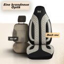 Sitzbez&uuml;ge (Pilot) passend f&uuml;r Renault Modus in Beige 1099P043
