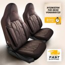 Sitzbez&uuml;ge (Pilot) passend f&uuml;r Citroen Spacetourer in Braun 1098P024