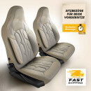 Sitzbez&uuml;ge (Pilot) passend f&uuml;r Toyota Yaris in Beige 1098P040