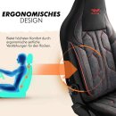 Sitzbez&uuml;ge (Pilot) passend f&uuml;r Peugeot 3008 in Schwarz Dunkelgrau Rot 1098P052