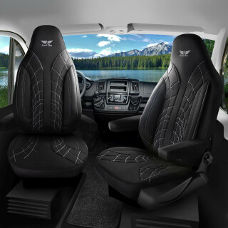 Sitzbezüge passend für ADRIA Wohnmobil (Schwarz) 1100P001