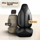 Sitzbez&uuml;ge (Pilot) passend f&uuml;r Ford Ecosport in Grau Schwarz 1100P053
