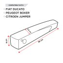 Armlehnenbezug passend für Ducato Boxer Jumper in...