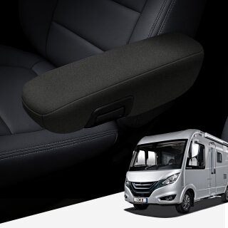 Armlehnenbezug passend für Hymer Komfort & Aguti "00" Sitze in Schwarz