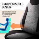 Sitzbez&uuml;ge passend f&uuml;r 2 in1- Mobil Wohnmobil (Grau-Schwarz) 925D73X86