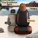 Sitzbez&uuml;ge passend f&uuml;r 2 in1- Mobil Wohnmobil (Braun-Schwarz) 925D18X85