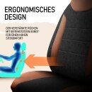 Sitzbez&uuml;ge passend f&uuml;r 2 in1- Mobil Wohnmobil (Braun-Schwarz) 925D18X85